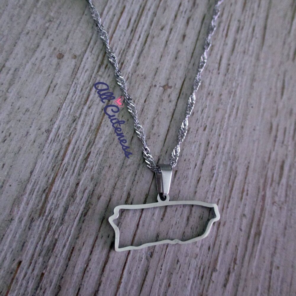 Stainless Steel Puerto Rico Necklace